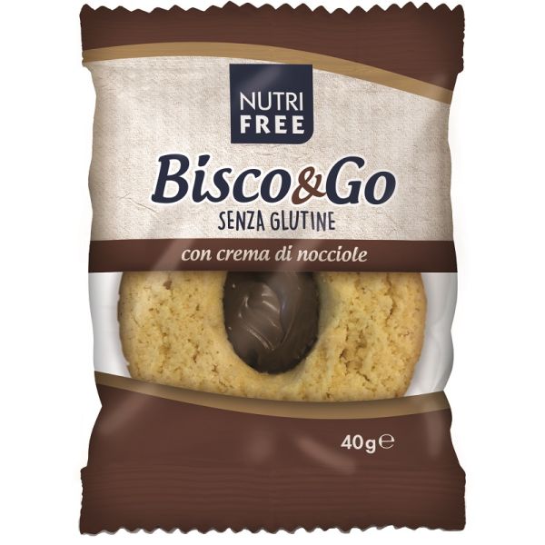 Nutrifree Bisco&go con Crema di Nocciole 40 g