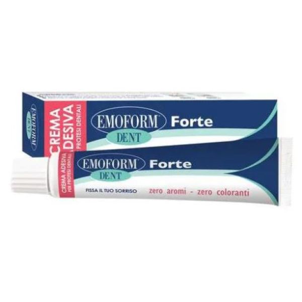 Crema Adesiva Emoform Dent Forte per Protesi Dentali 70 g