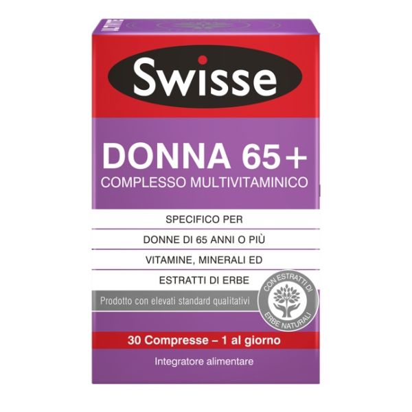 Swisse Donna 65+ Complesso Multivitaminico 30 Compresse