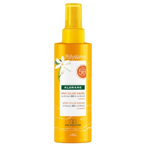 Klorane Spray Solare Sublime Spf 50 Corpo 200 ml