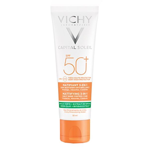 Capital Soleil Anti Acne Purificante Spf 50+ 50 ml