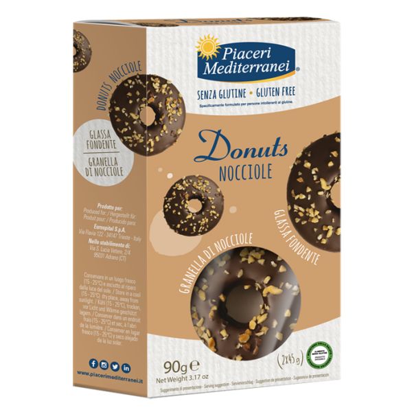 Piaceri Mediterranei Donuts Nocciole 90 g