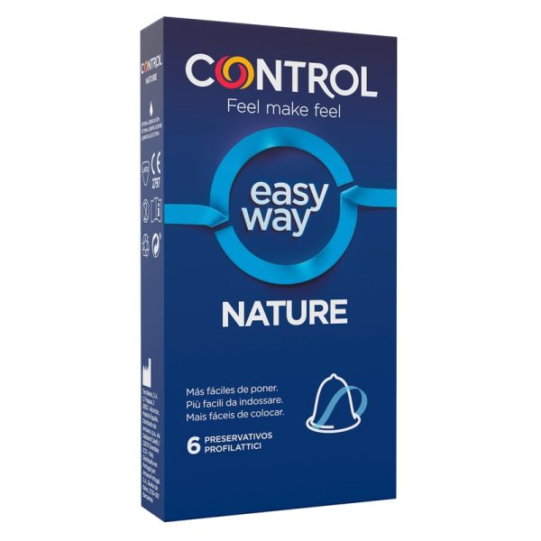 Profilattico Control Easy Way Nature 6 Pezzi