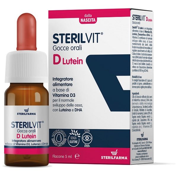 Sterilvit D Lutein Dha Gocce 5 ml