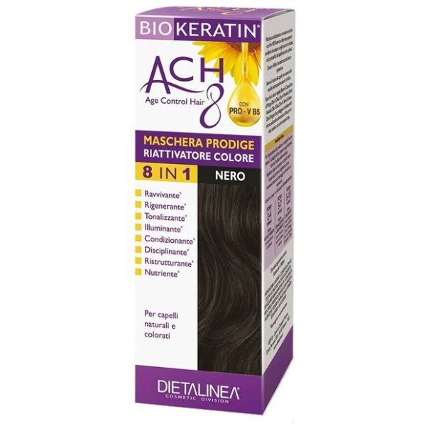 Biokeratin Ach8 Maschera Prodige Riattivatore Colore Nero 150 ml