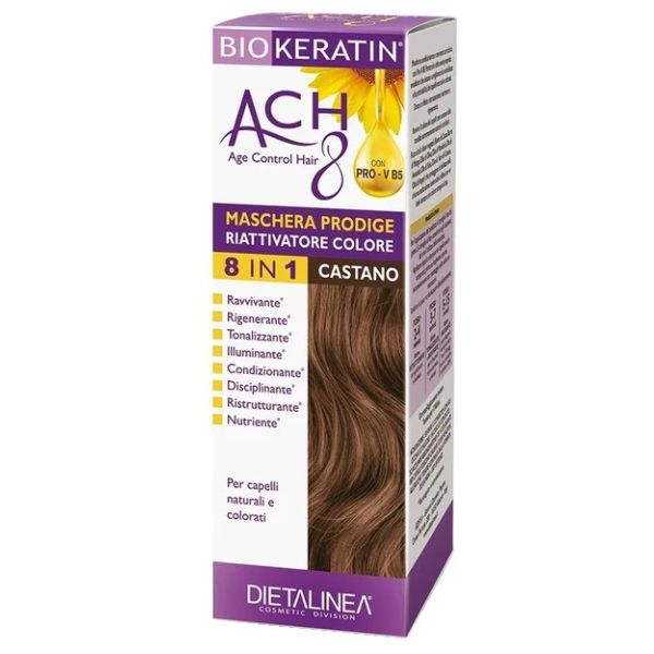 Biokeratin Ach8 Maschera Prodige Riattivatore Colore Castano 150 ml