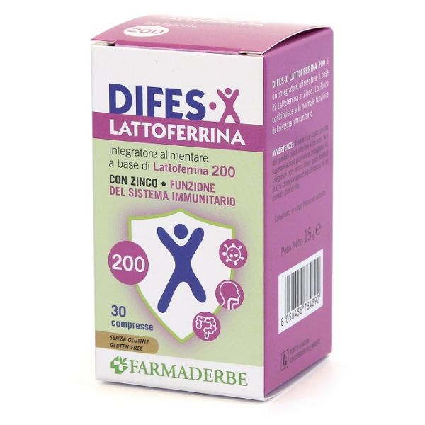 Difes X Lattoferrina 200 30 Compresse