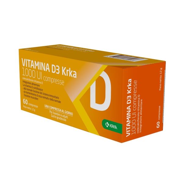 Vitamina D3 Krka 1000 Ui 60 Compresse