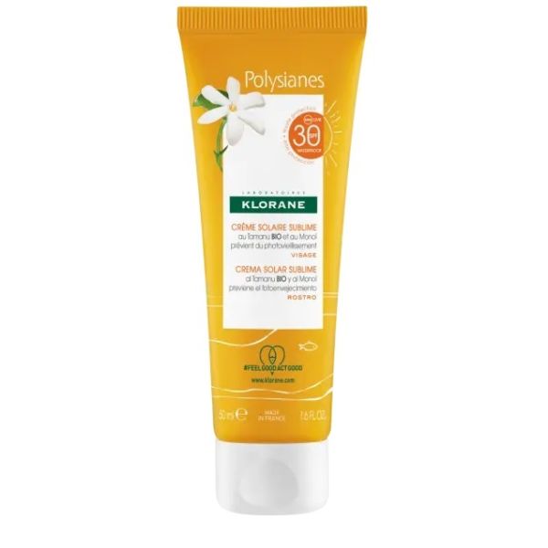 Les Polysianes Crema Viso Tamanu Bio&monoi Spf30 50 ml