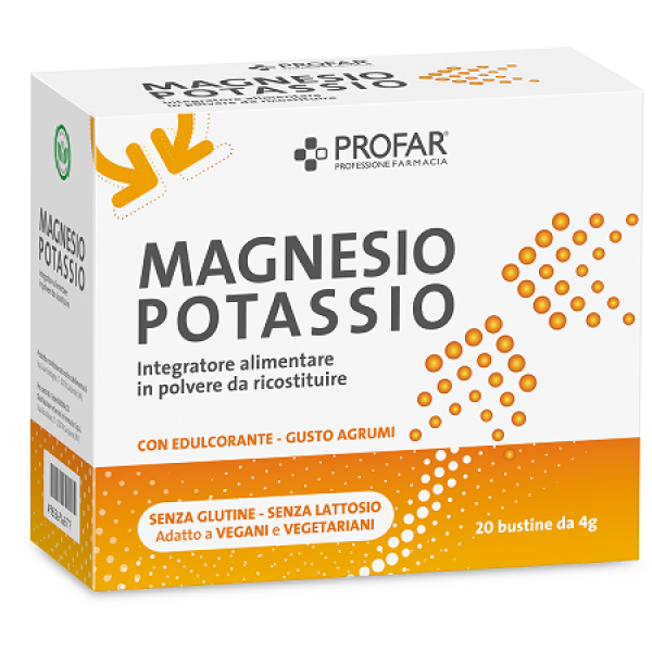 Profar Magnesio Potassio Agrumi 20 Bustine da 4 g