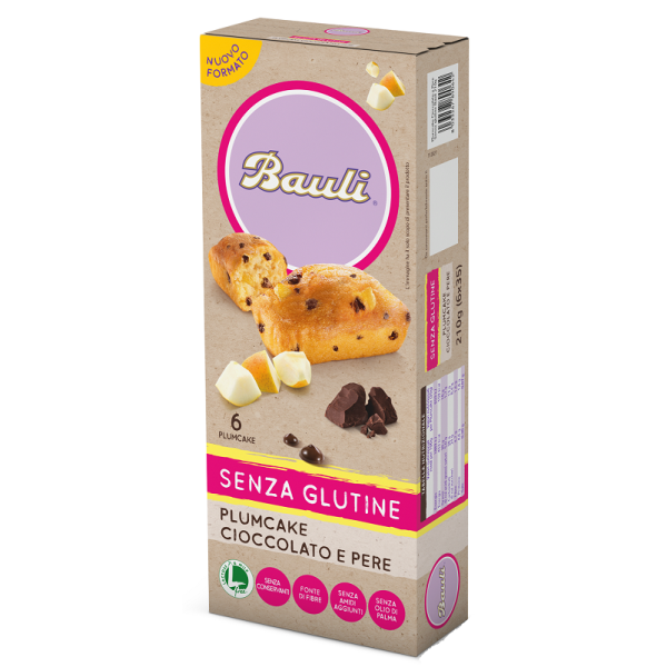 Bauli Plumcake Cioccolato-pere 6x35 g