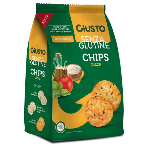 Giusto Senza Glutine Chips Pizza 40 g