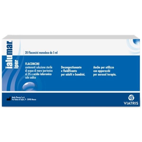 Soluzione Ipertonica 3% Ialumar 20 Flaconcini da 5 ml Taglio Prezzo