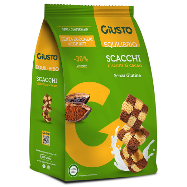 Giusto Senza Glutine Scacchi Equilibrio 250 g