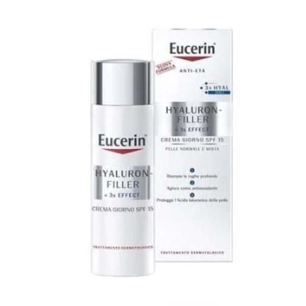 Eucerin Face Cream Anti Age Hyaluron Giorno Spf15 50 ml