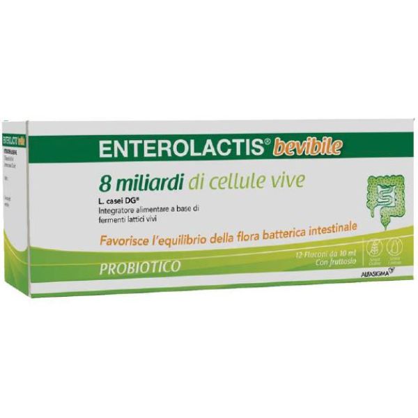 Enterolactis Bevibile 12 Flaconcini X 10 ml