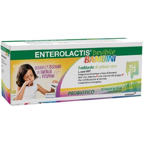 Enterolactis Bambino Bevibile 12 Flaconi da 10 ml