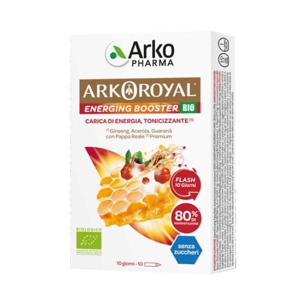 Arkoroyal Energing Booster Bio 10 Flaconcini da 15 ml