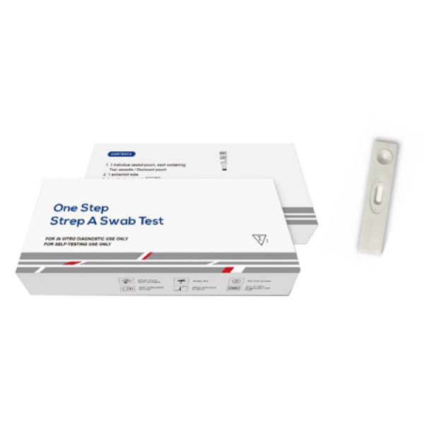 Test Autodiagnostico One Step Strep a Rilevazione Qualitativa Antigene Streptococco a in Tampone Faringeo 1 Pezzo