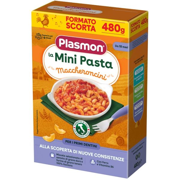 Plasmon Pastina Maccheroncini 480 g