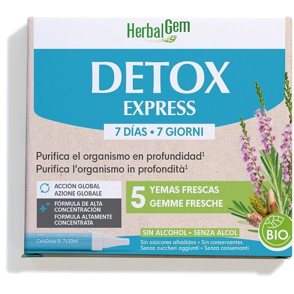 Herbalgem Detox Express Bio 7 Giorni 7x10 ml