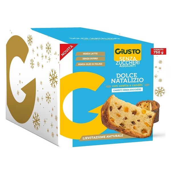 Giusto Senza Zucchero Dolce Natalizio Panettone 750 g