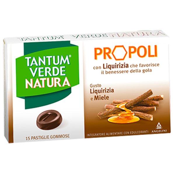 Tantum Verde Natura 15 Pastiglie Liquirizia