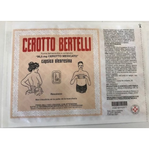 Cerotto Bertelli - 368,6 mg Cerotto Medicato, 1 Cerotto 16 X 24 Cm