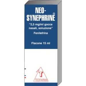 Neosynephrine - 2,5 Mg/ml Gocce Nasali, Soluzione, Flacone 15 ml