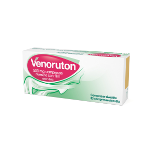 Venoruton - 500 mg Compresse Rivestite con Film, 30 Compresse