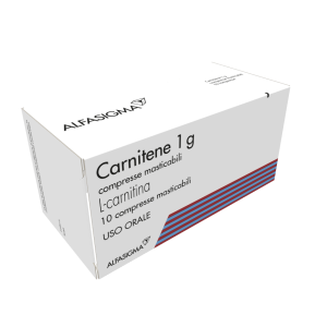 Carnitene - 1 g Compresse Masticabili, Blister Alu/alu 10 Compresse