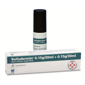 Trofodermin - 5% + 5% Spray Cutaneo, Sospensione, Flacone  30 ml