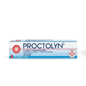 Proctolyn - 0,1 Mg/g + 10 Mg/g Crema Rettale, Tubo 30 g