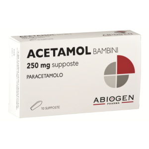 Acetamol - Bambini 250 mg Supposte 10 Supposte