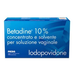 Betadine - 10% Concentrato E Solvente per Soluzione Vaginale, 5 Flaconi 140 ml + 5 Fialoidi 10 ml + 5 Cannule