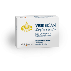 Visuglican - 4% + 0,2% Collirio, Soluzione, 25 Contenitori Monodose da 0,5 ml