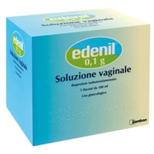 Edenil - 0,1 g Soluzione Vaginale 5 Flaconi di Soluzione da 100 ml