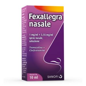 Fexallegra Nasale - 1 Mg/ml + 3,55 Mg/ml Spray Nasale, Soluzione 1 Flacone da 10 ml