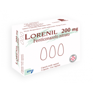 Lorenil - 200 mg Capsule Molli Vaginali, 3 Capsule
