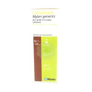 Lattulosio (mylan Generics) - 66,7 G/100 ml Sciroppo 1 Flacone in Vetro da 200 ml con Bicchiere Dosatore