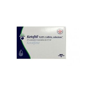 Ketoftil - 0,05% Collirio, Soluzione, 25 Contenitori Monodose da 0,5 ml