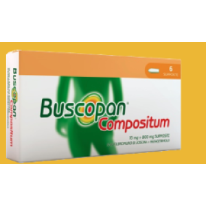 Buscopan Compositum - 10 mg + 800 mg Supposte, 6 Supposte