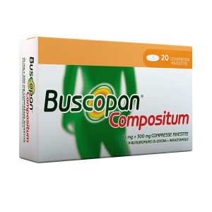 Buscopan Compositum - 10 mg + 500 mg Compresse Rivestite 20 Compresse in Blister Al/pvc