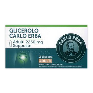 Glicerolo (carlo Erba) - Adulti 2,250 g Supposte 18 Supposte