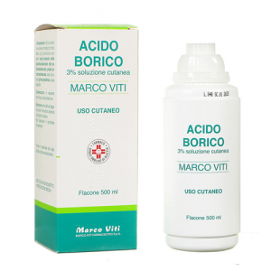 Acido Borico (marco Viti) - 3% Soluzione Cutanea, Flacone da 500 ml