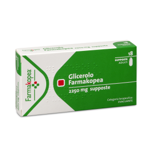 Glicerolo (farmakopea) - Adulti 2,250 g Supposte 18 Supposte