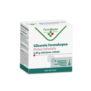 Glicerolo (farmakopea) - Prima Infanzia 2,25 g Soluzione Rettale 6 Contenitori Monodose con Camomilla E Malva