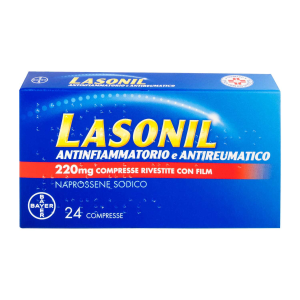 Lasonil Antinfiammatorio E Antireumatico - 220 mg Compresse Rivestite con Film 24 Compresse