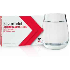 Fastumdol Antinfiammatorio - 25 mg Granulato per Soluzione Orale, 20 Bustine Al/pe Monodose