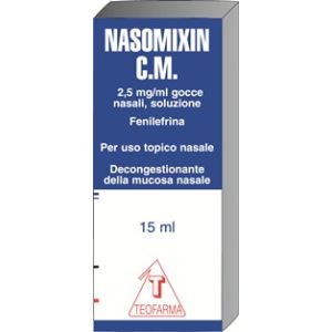 Nasomixin Cm - 2,5 Mg/ml Gocce Nasali, Soluzione, Flacone da 15 ml